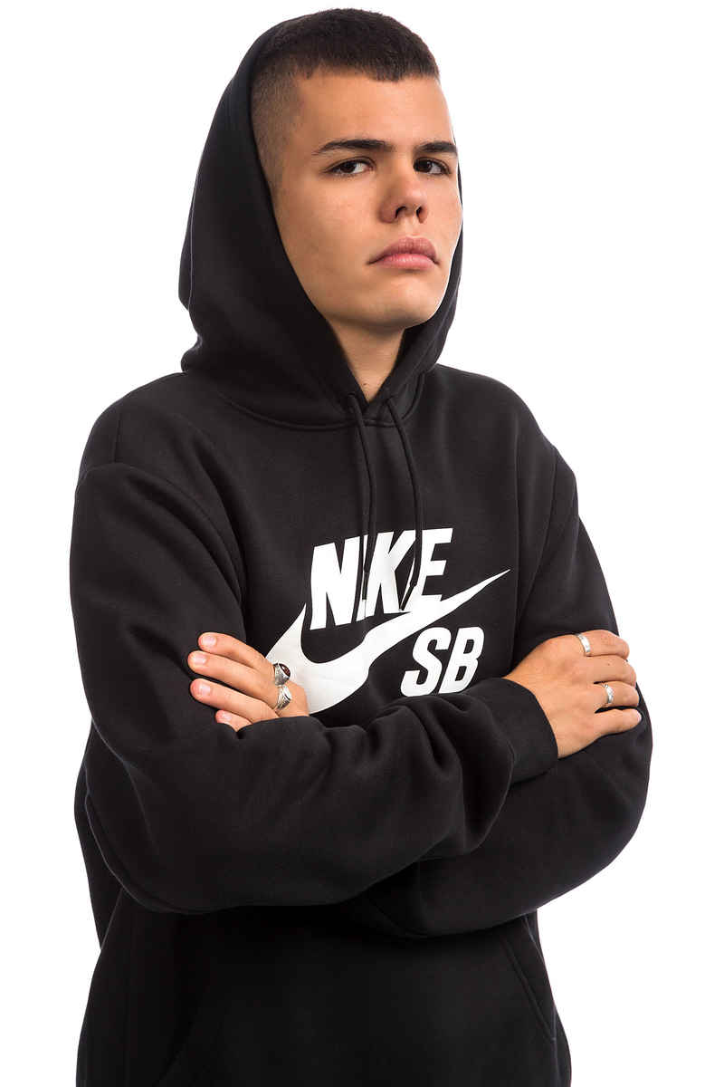 Nike SB Icon Essential Hoodie (black white)