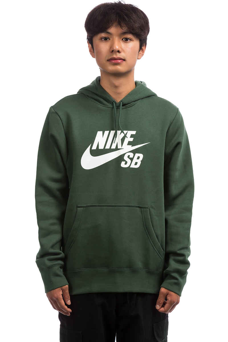 Nike SB Icon Essential Hoodie (midnight green white)