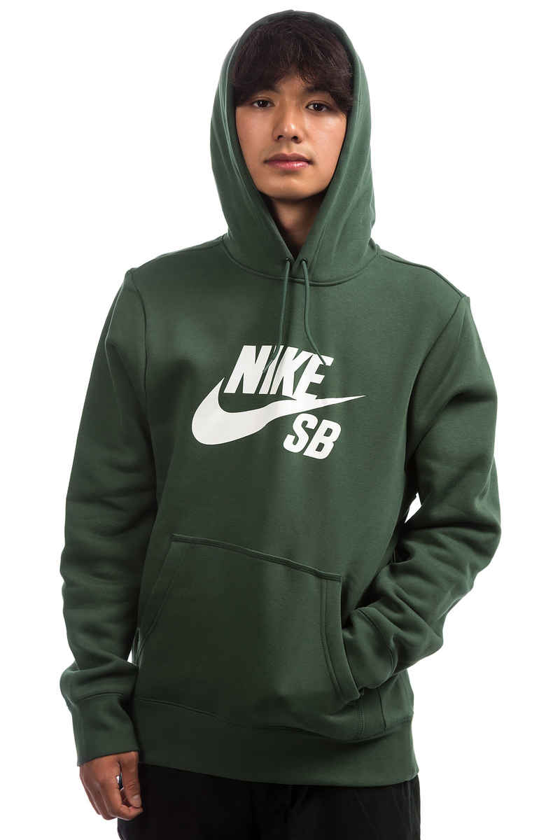 Nike SB Icon Essential Hoodie (midnight green white)
