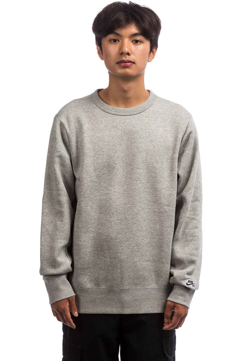 Nike SB Icon Fleece Essential Sweatshirt (dark grey heather black)