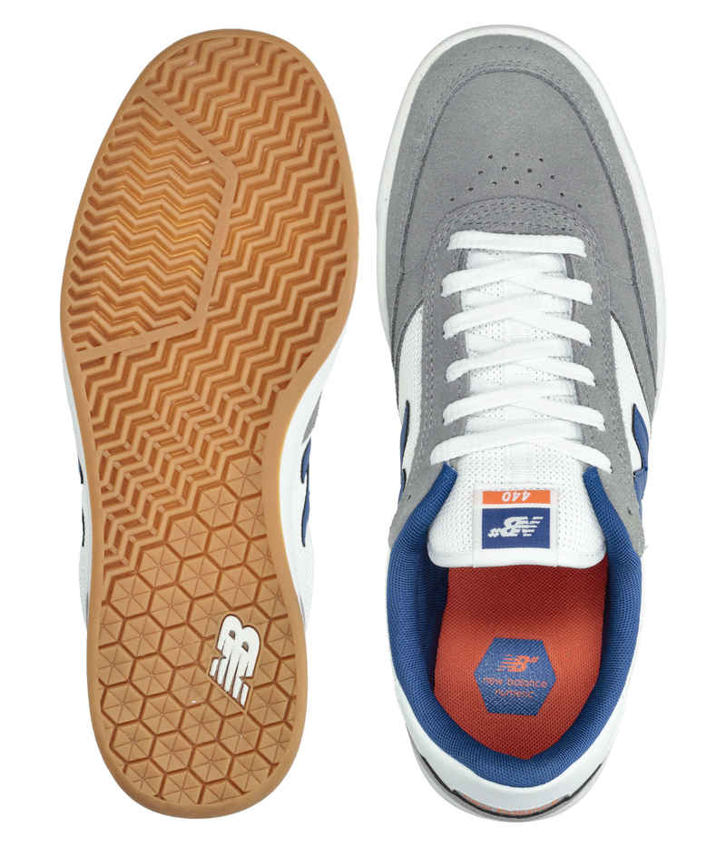 New Balance Numeric 440 Shoes (grey white)