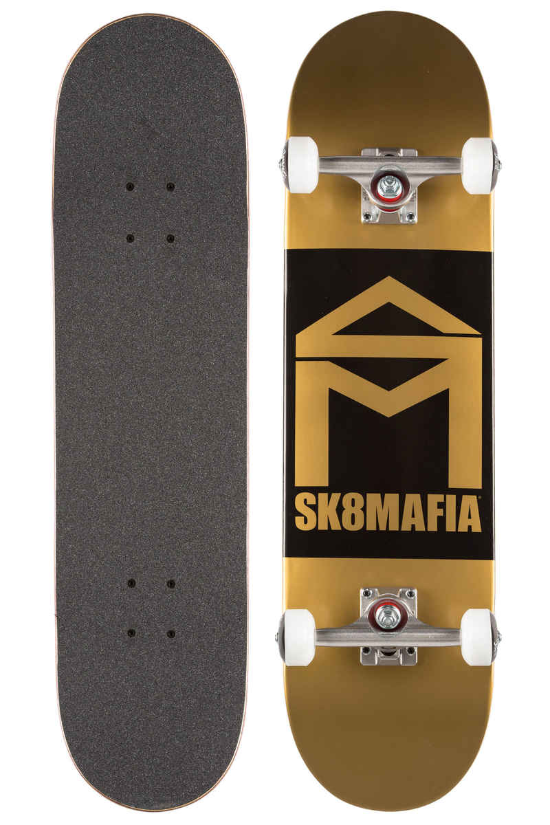 Sk8Mafia House Logo Double Dip 8" Tabla-completa (gold)