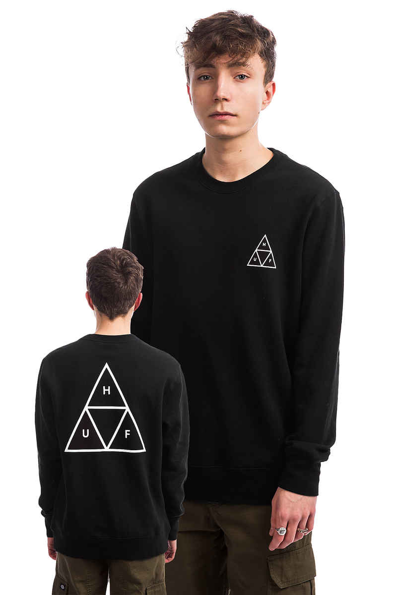 HUF Triple Triangle Sweatshirt (black)