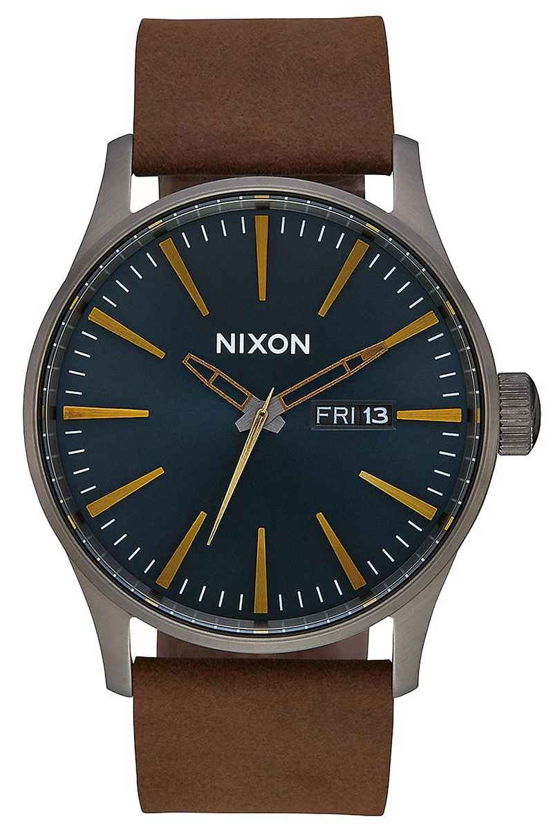 Nixon The Sentry Leather Orologio