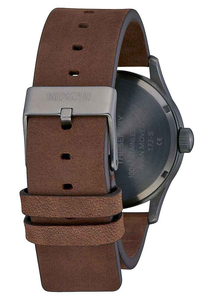 Nixon The Sentry Leather Orologio
