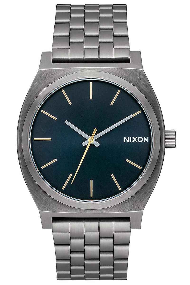 Nixon The Time Teller Uhr (gunmetal indigo)