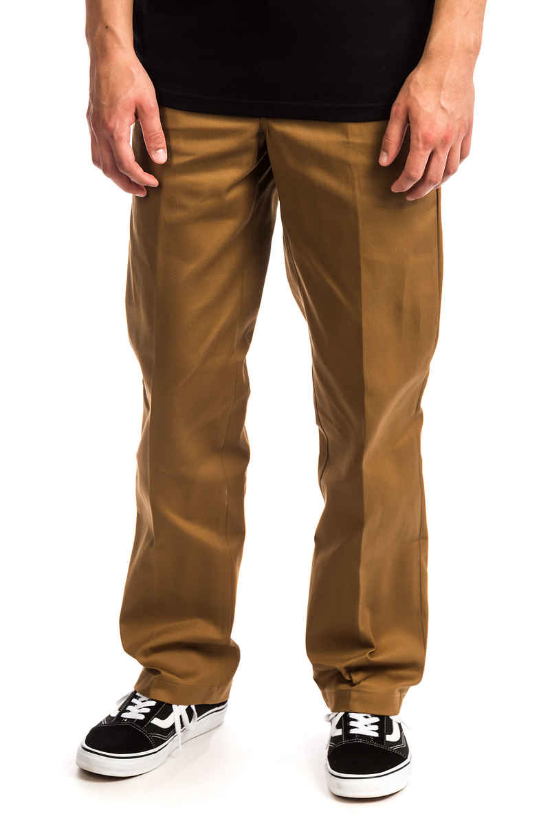 Dickies 873 Slim Straight Workpant Pantalones (brown duck)