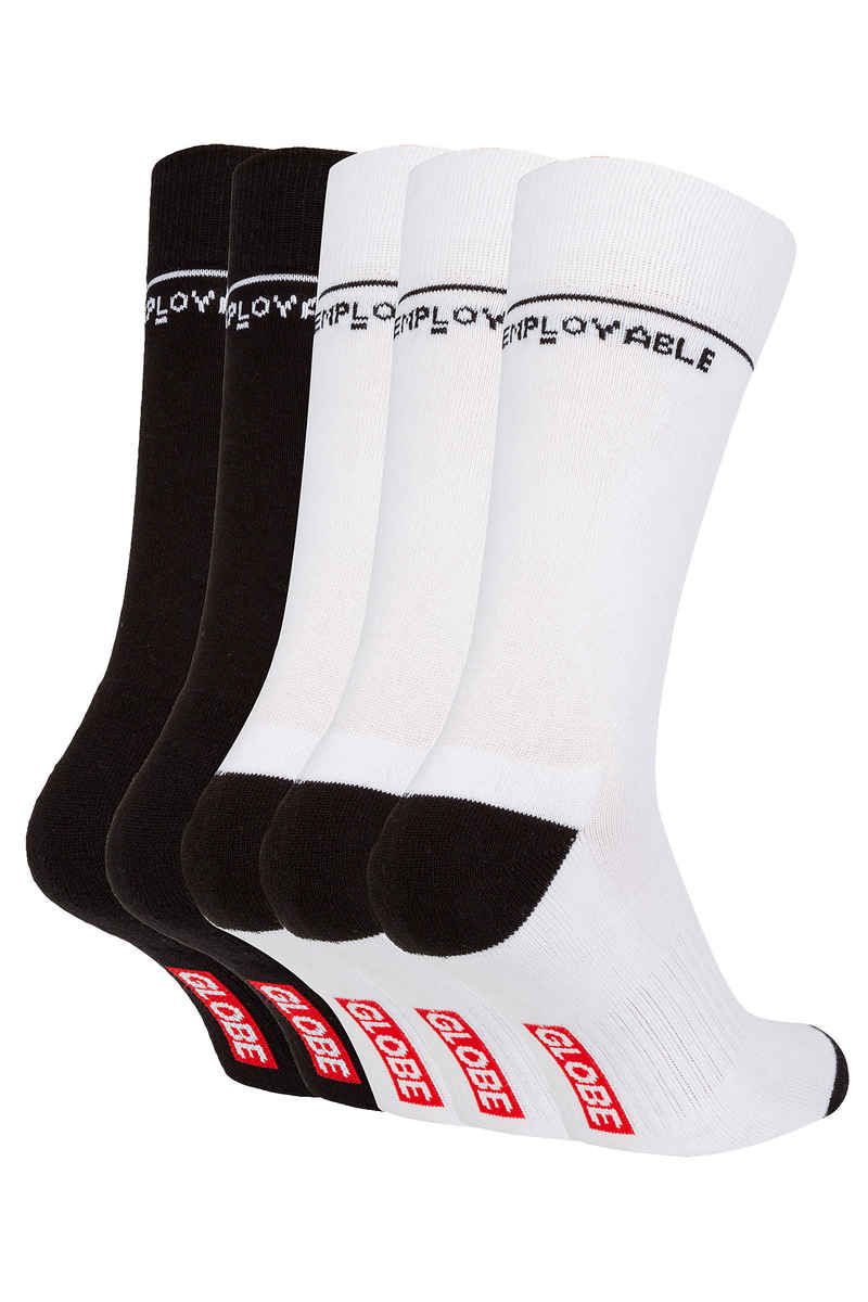 Globe EU Liner Sokken US 7-11 (assorted) 5 Pack