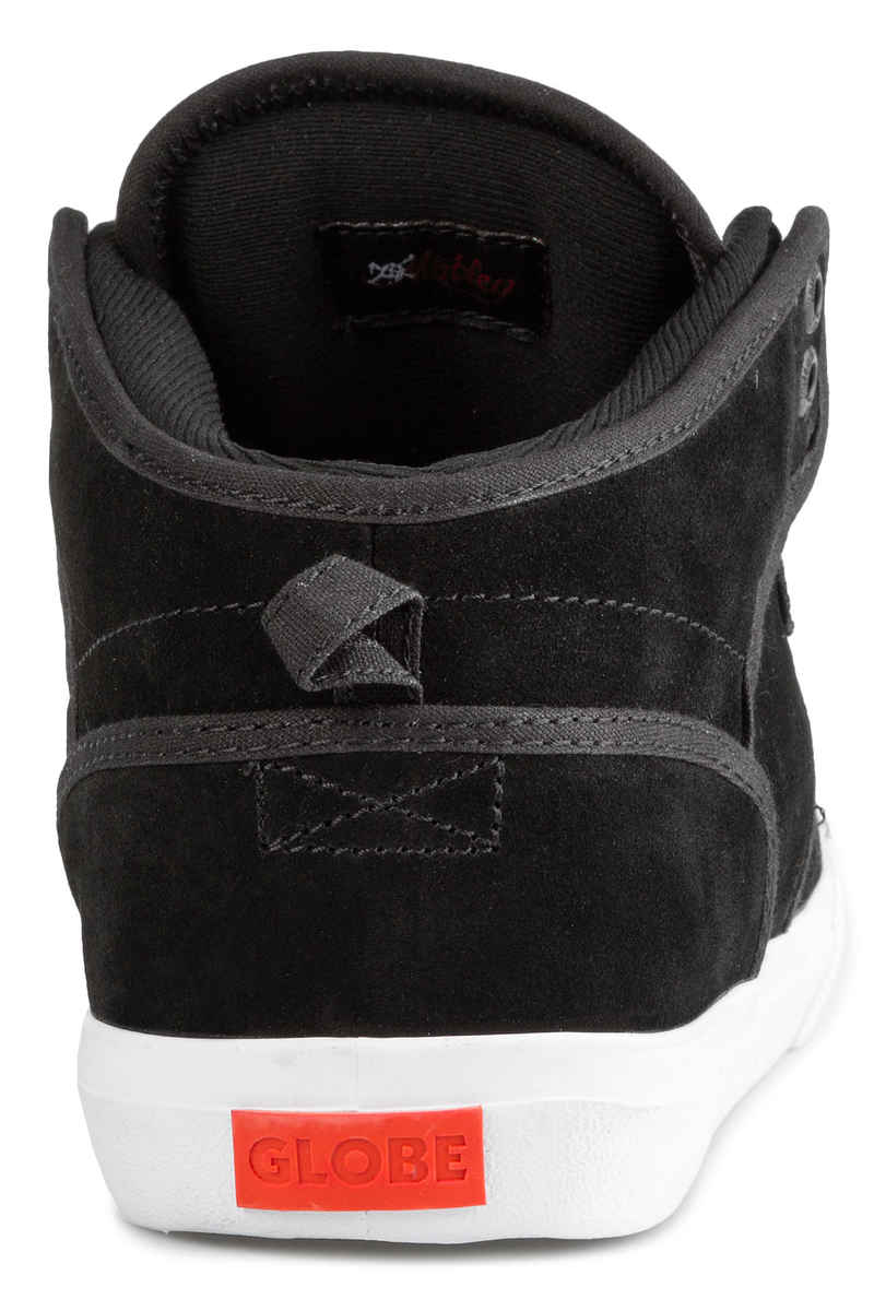 Globe Motley Mid Suede Schoen (black white)