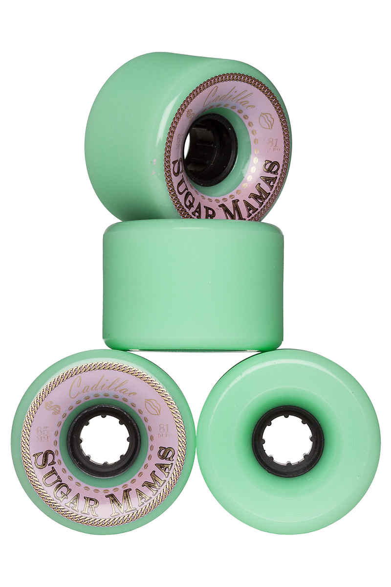 Cadillac Wheels Sugar Mamas 65mm 81A Wiel (mint) 4 Pack