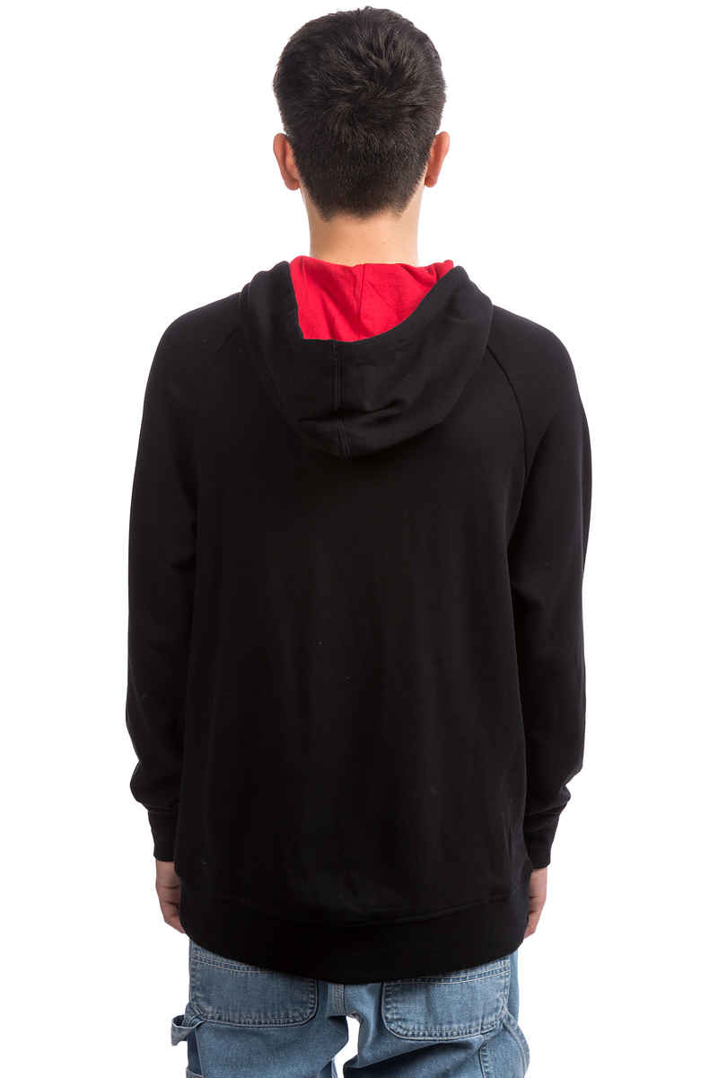 éS Script Felpa Hoodie (black red)