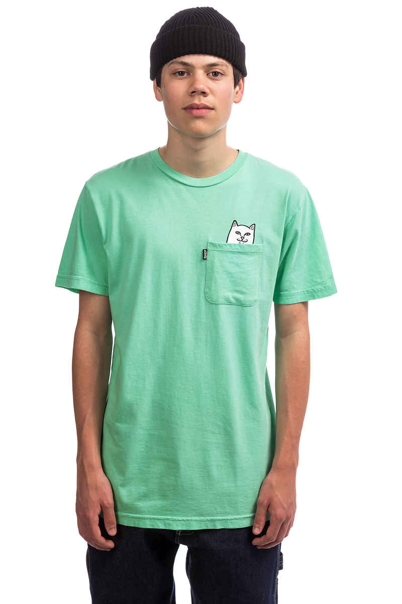 RIPNDIP Lord Nermal Pocket T-Shirt (over dyed mint)