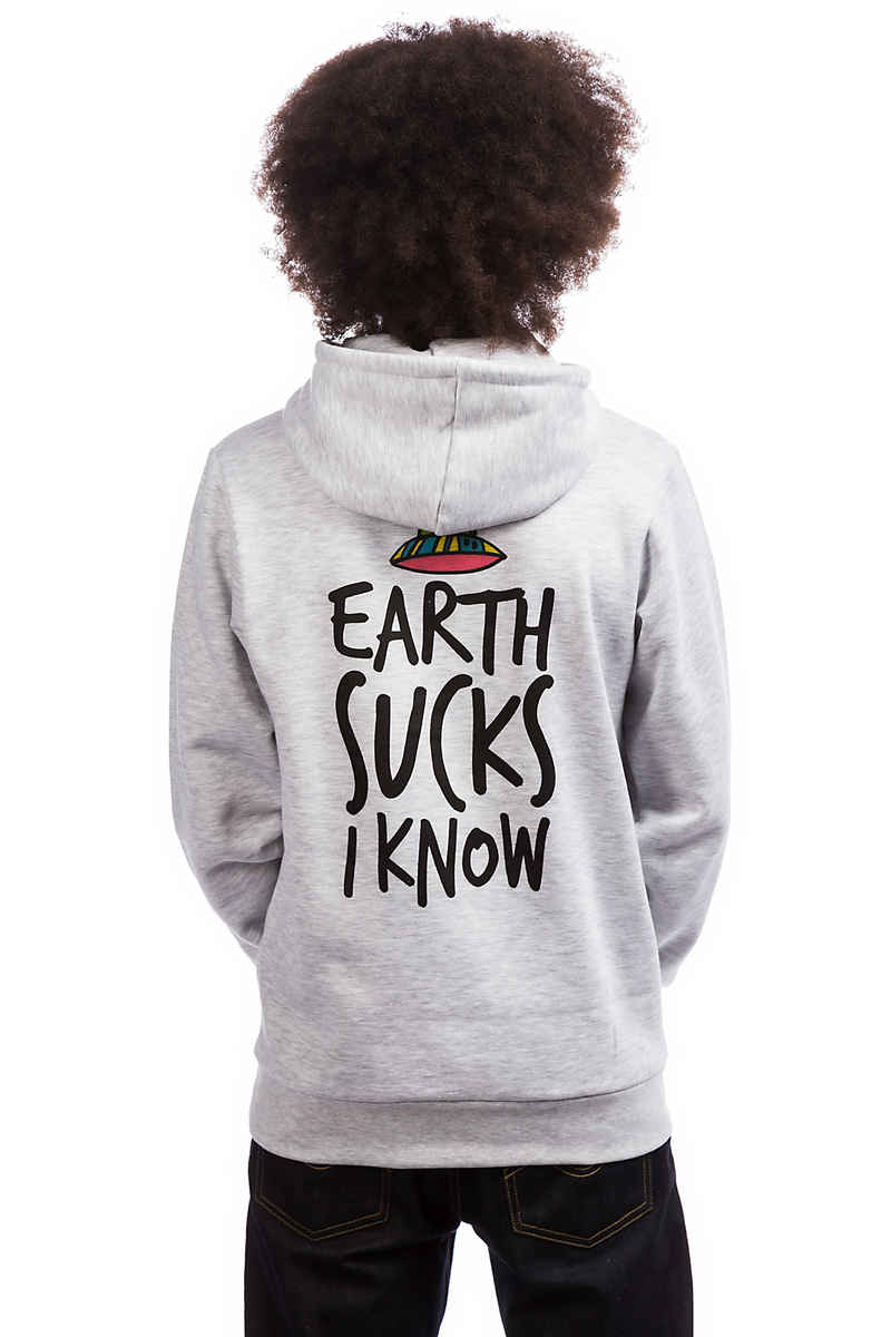 Tealer Earth Sucks Hoodie (grey)