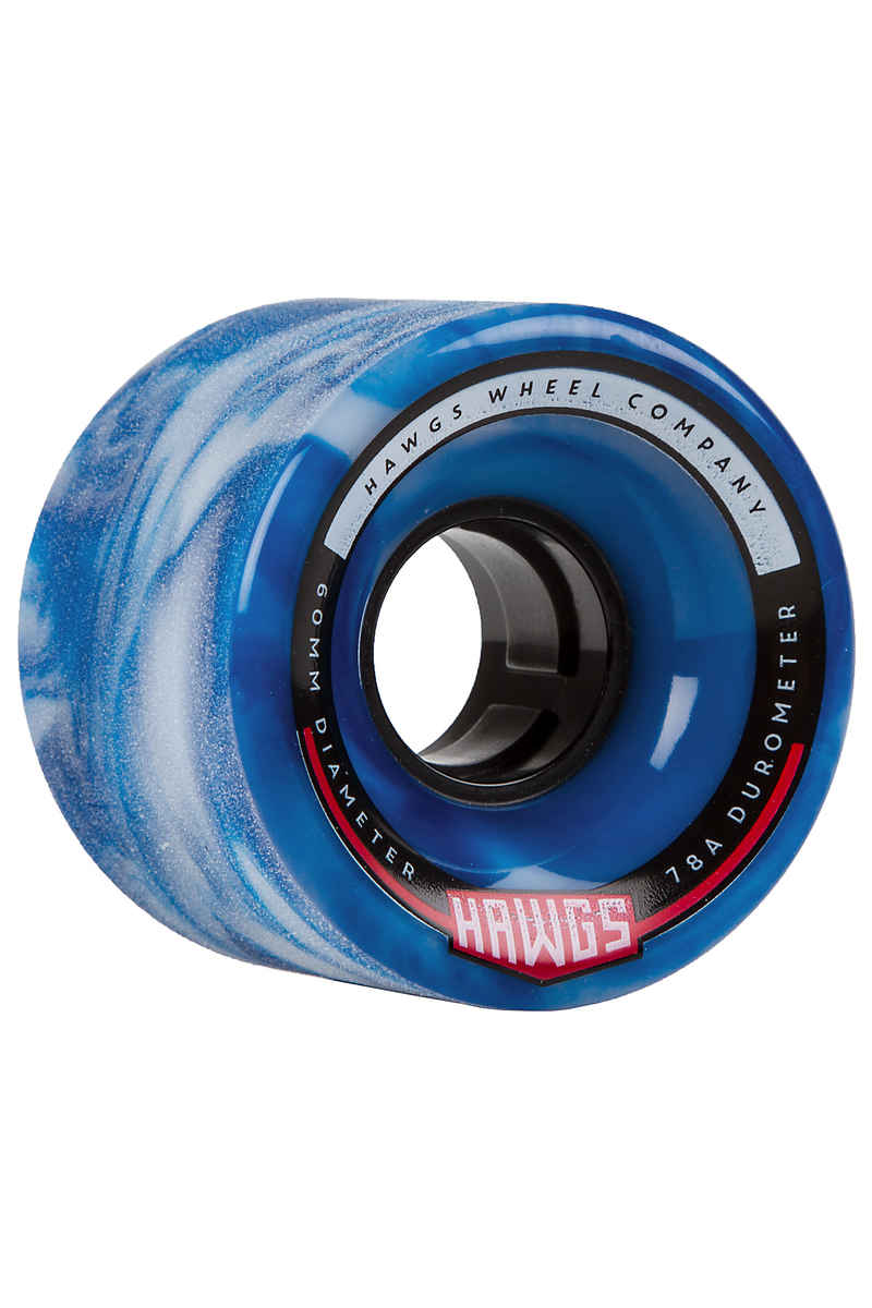 Hawgs Chubby Rueda (blue white swirl) 60mm Pack de 4 78A