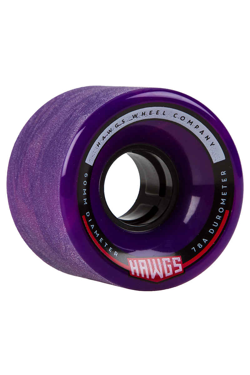 Hawgs Chubby Rueda (pink purple swirl) 60mm Pack de 4 78A