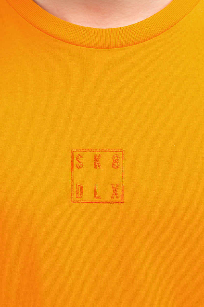 SK8DLX Square T-shirt (orange)
