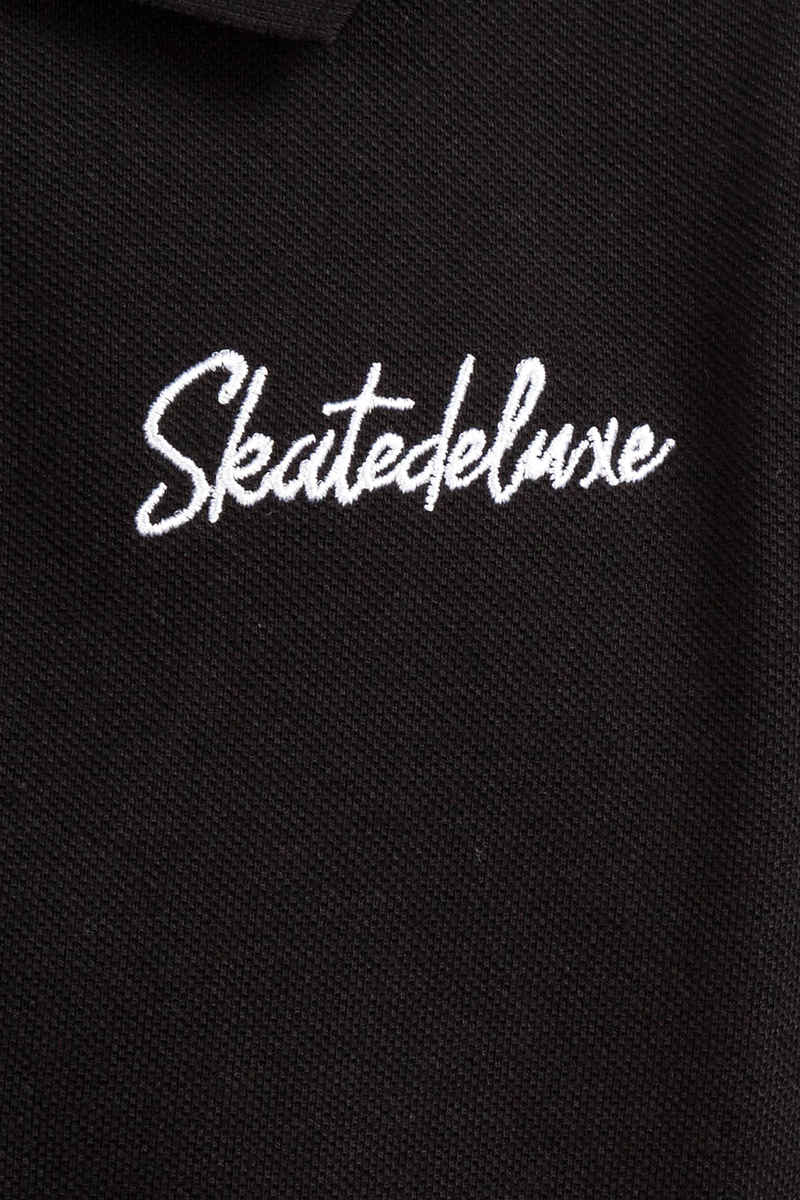 SK8DLX Script Polos (black)