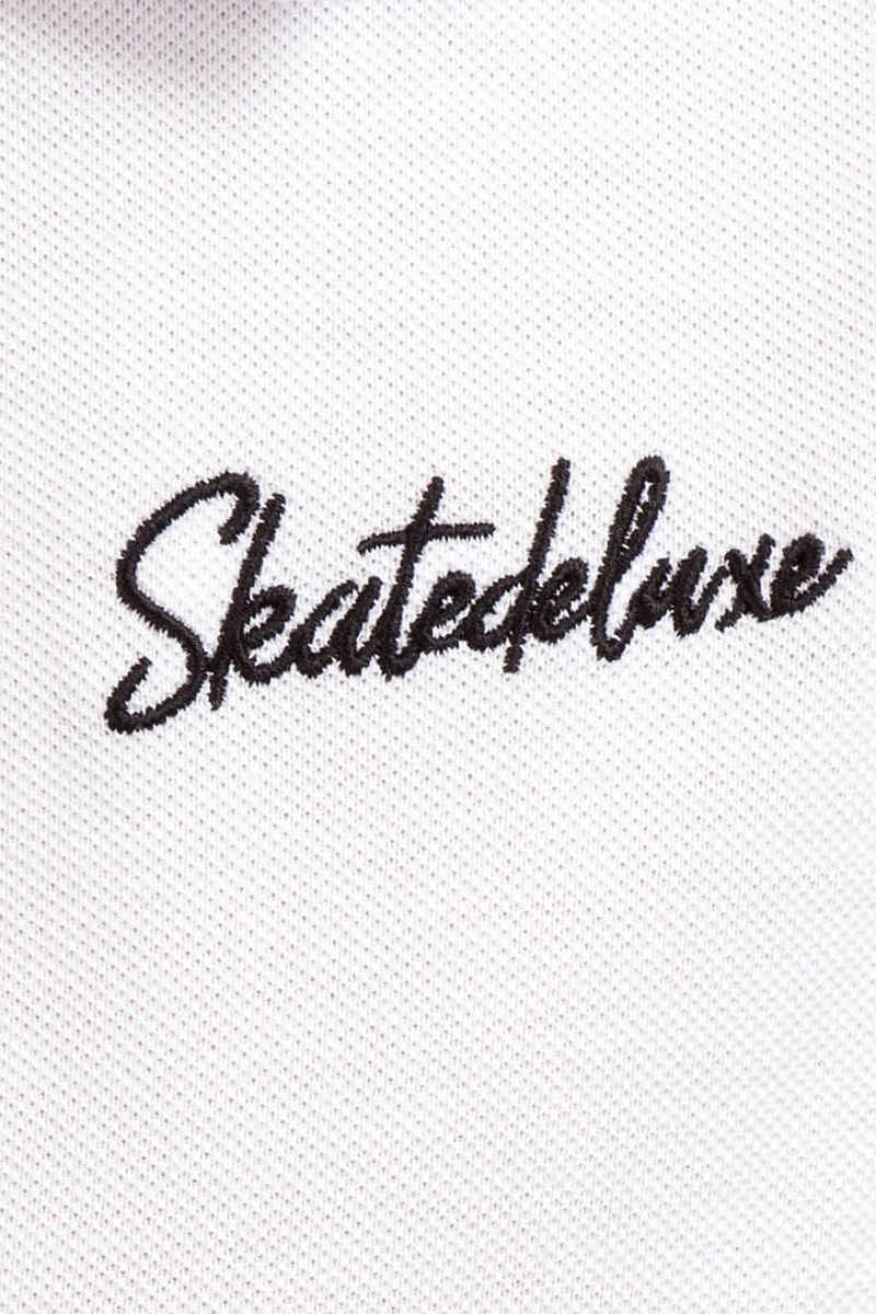 SK8DLX Script Polo (white)