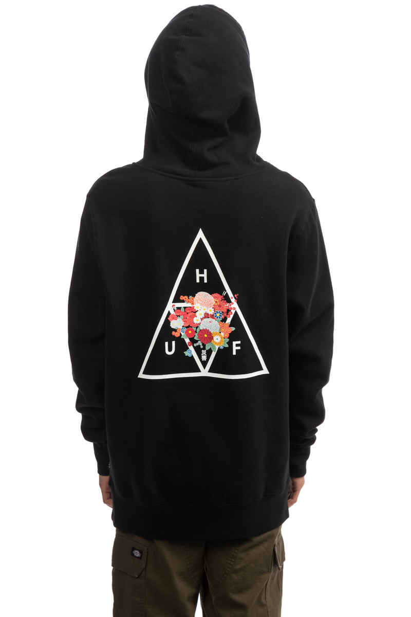 HUF Memorial Triangle Hoodie (black)