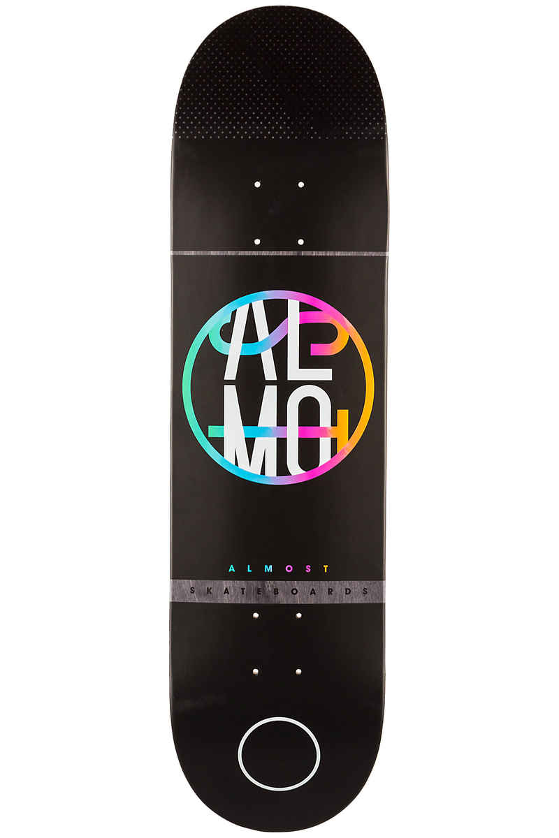 Almost Team Color Crash 8.25" Planche Skate (black)