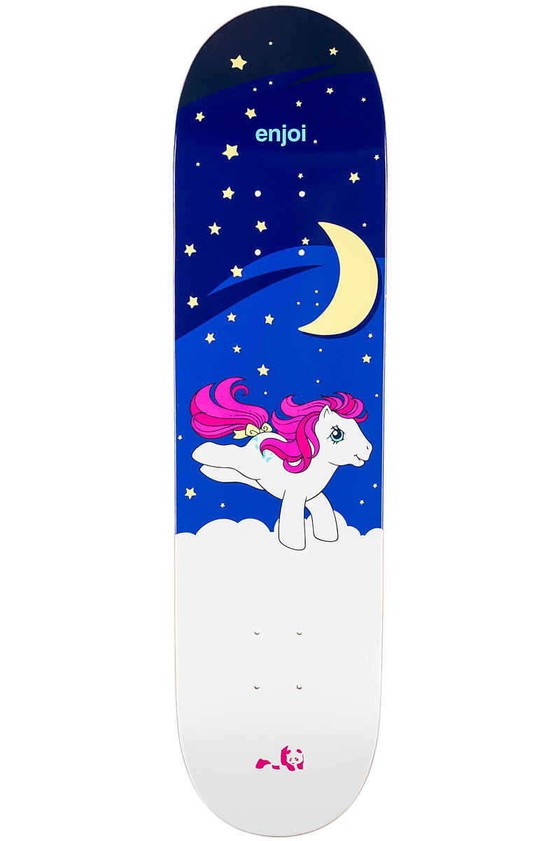Enjoi Team MLP Night Time GITD 8" Planche Skate (blue white)