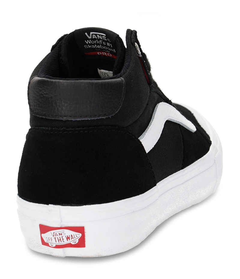 Vans Style 112 Mid Pro Schoen (black white)