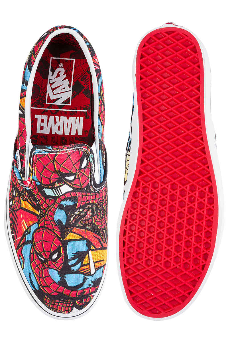 Vans x Marvel Classic Slip-On Chaussure (spiderman black)