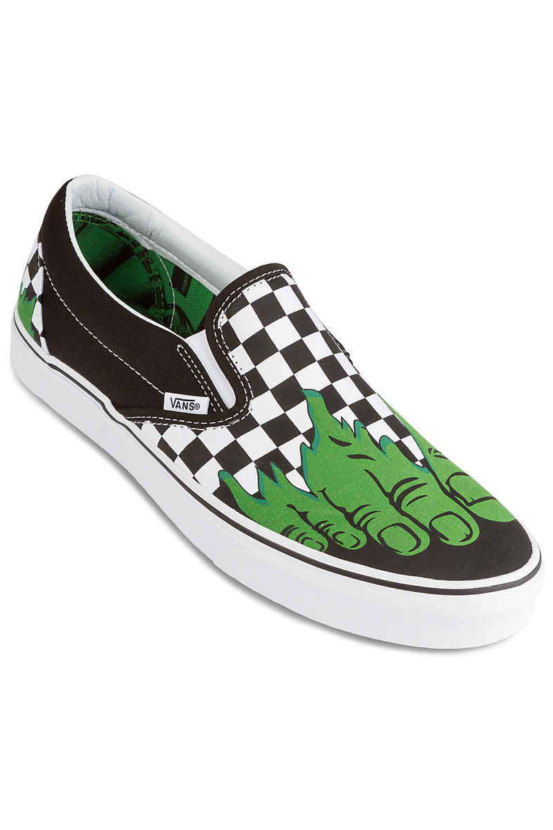 Vans x Marvel Classic Slip-On Chaussure (hulk checkerboard)