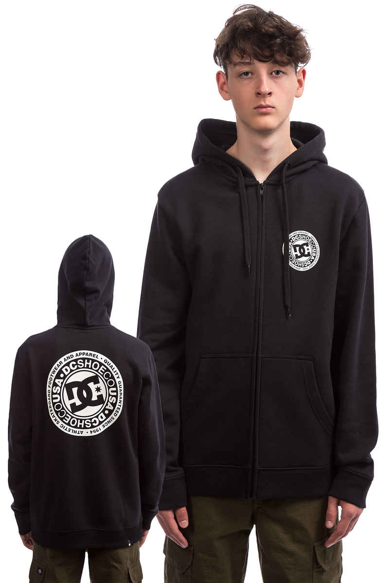 DC Circle Star Zip-Sweatshirt avec capuchon (black)