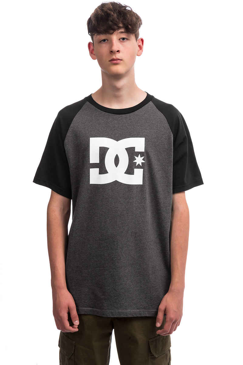 DC Star Raglan T-Shirt (black charcoal heather)