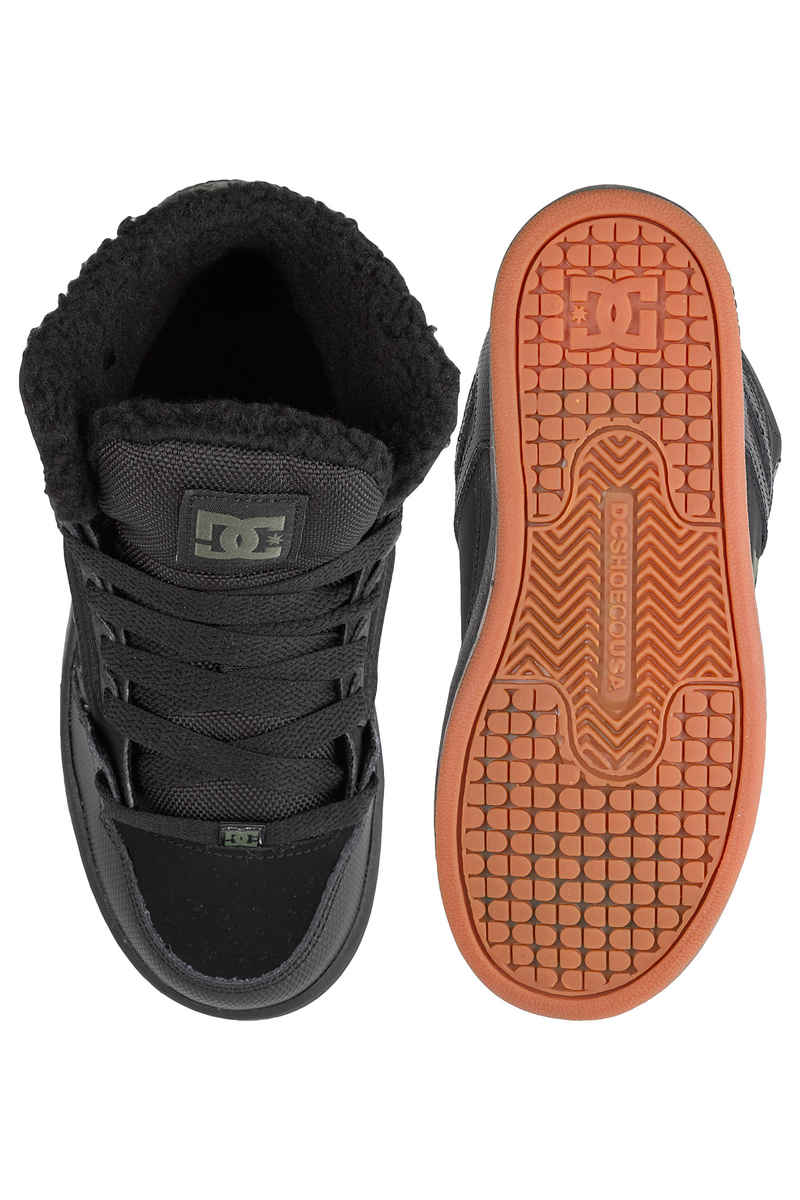 DC Pure High Top WNT Zapatilla kids (black black green)