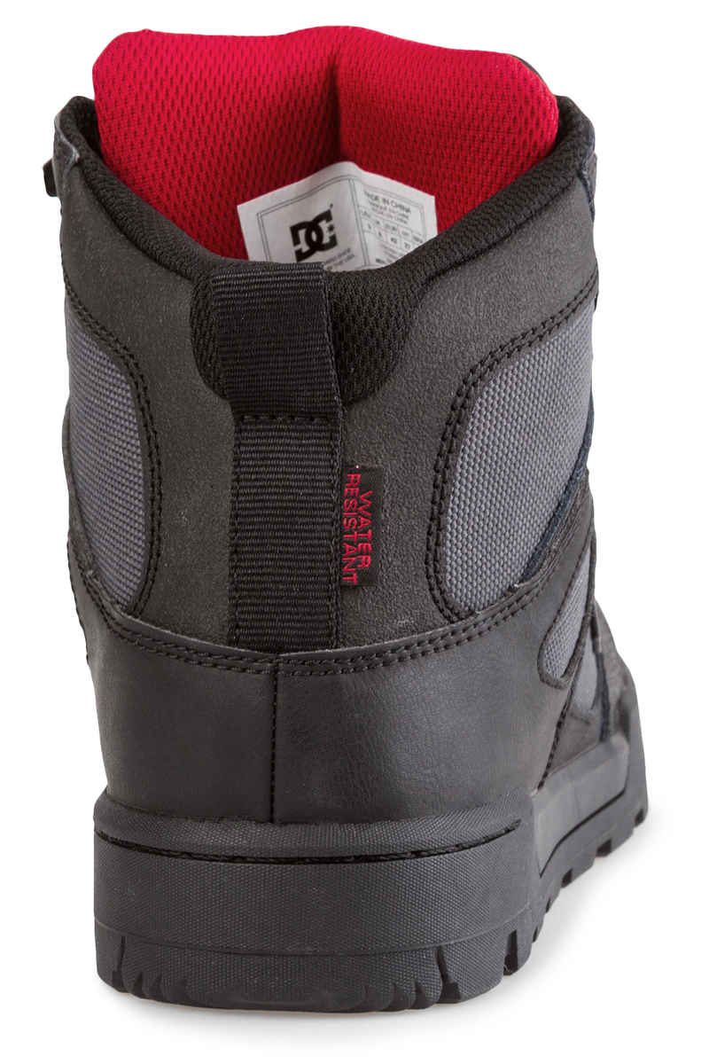 DC Pure High Top WR Boot Schoen (black grey red)