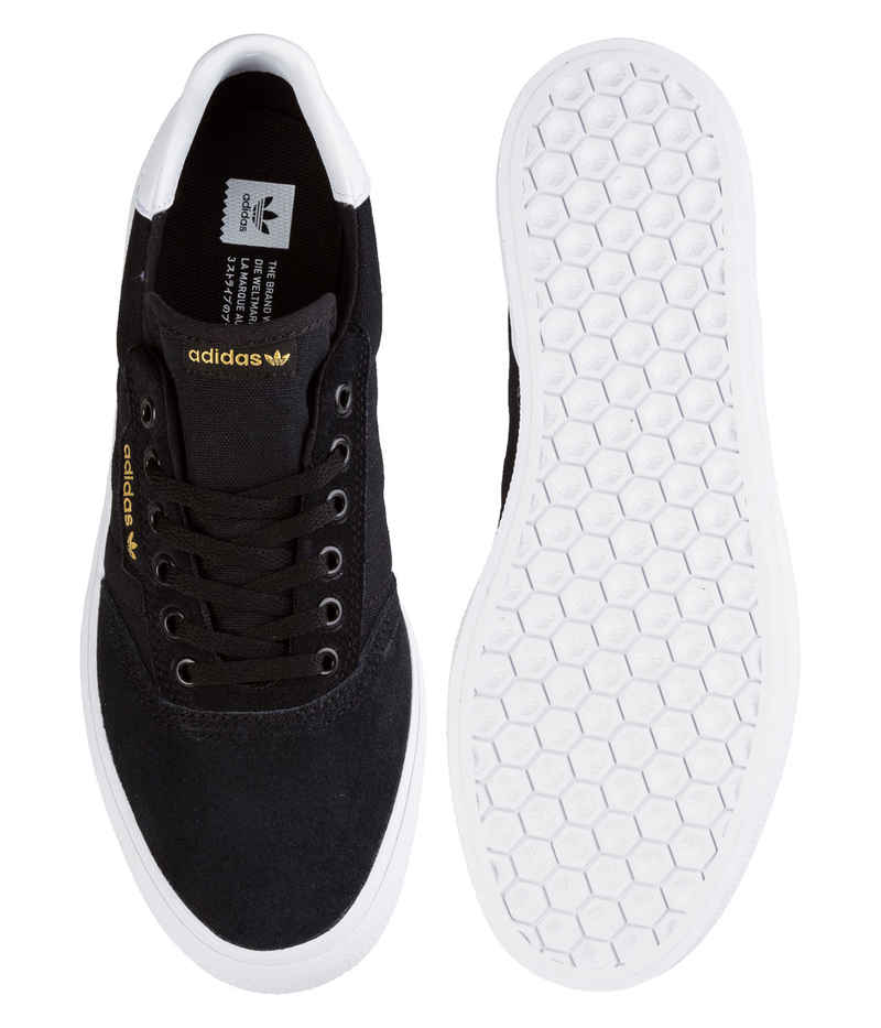 adidas Skateboarding 3MC Suede Chaussure (core black white)