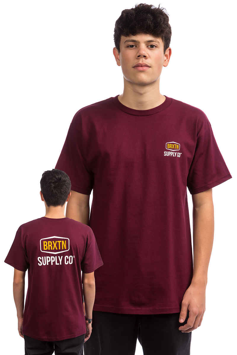 Brixton Slade T-Shirt (burgundy)
