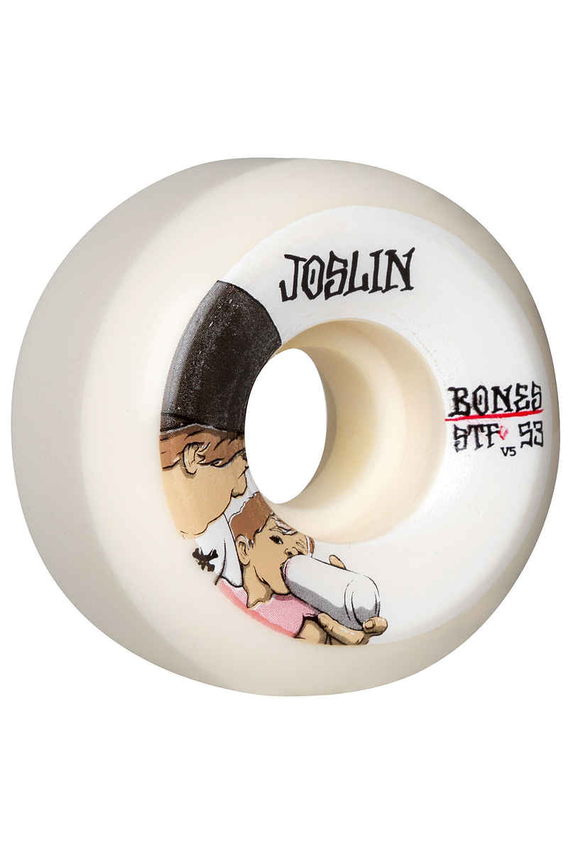 Bones STF Joslin London V5 Wheels (white) 53mm 103A 4 Pack
