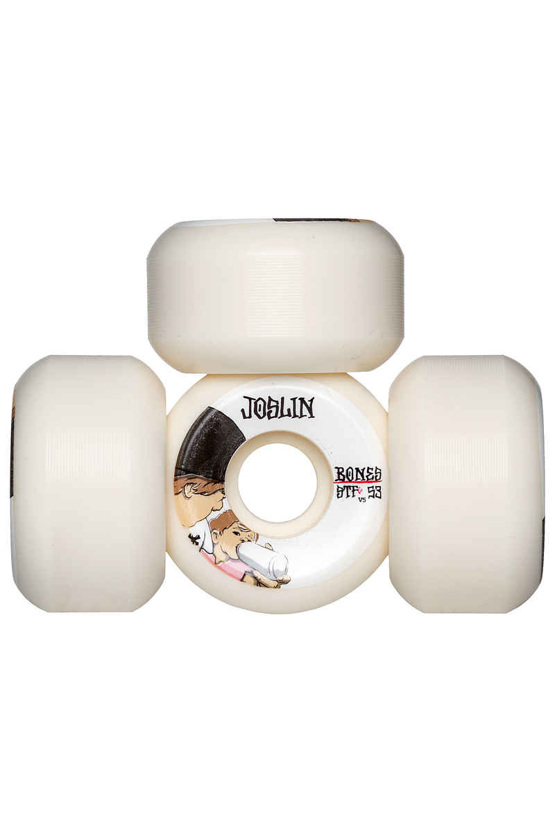Bones STF Joslin London V5 Wheels (white) 53mm 103A 4 Pack
