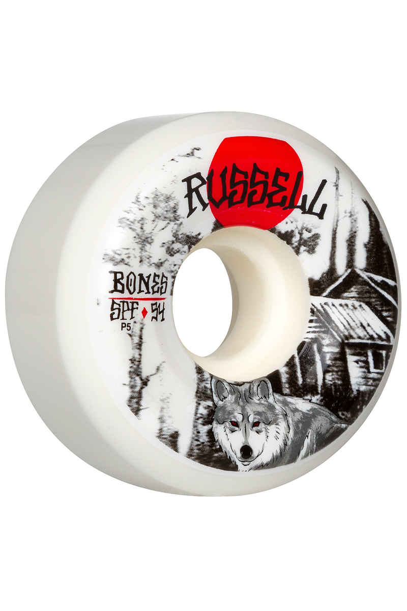 Bones SPF Russell Cabin P5 Roue (white) 54mm 104A 4 Pack