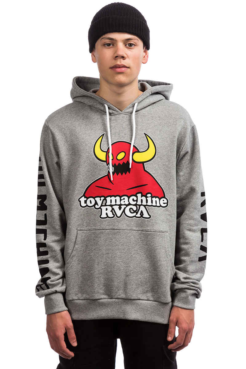 RVCA x Toy Machine TM Hoodie (athletic heather)