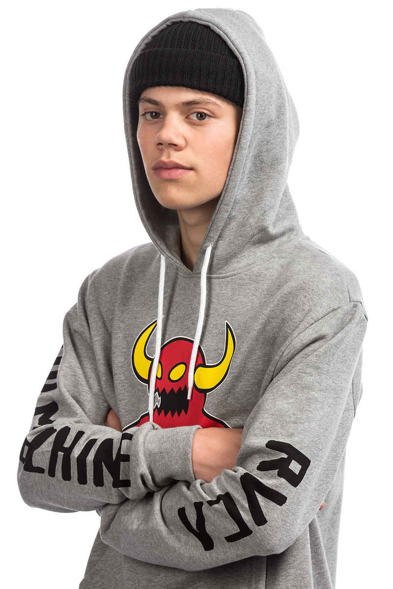 RVCA x Toy Machine TM Hoodie (athletic heather)