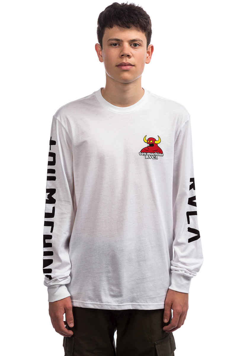 RVCA x Toy Machine SMT Longsleeve (white)