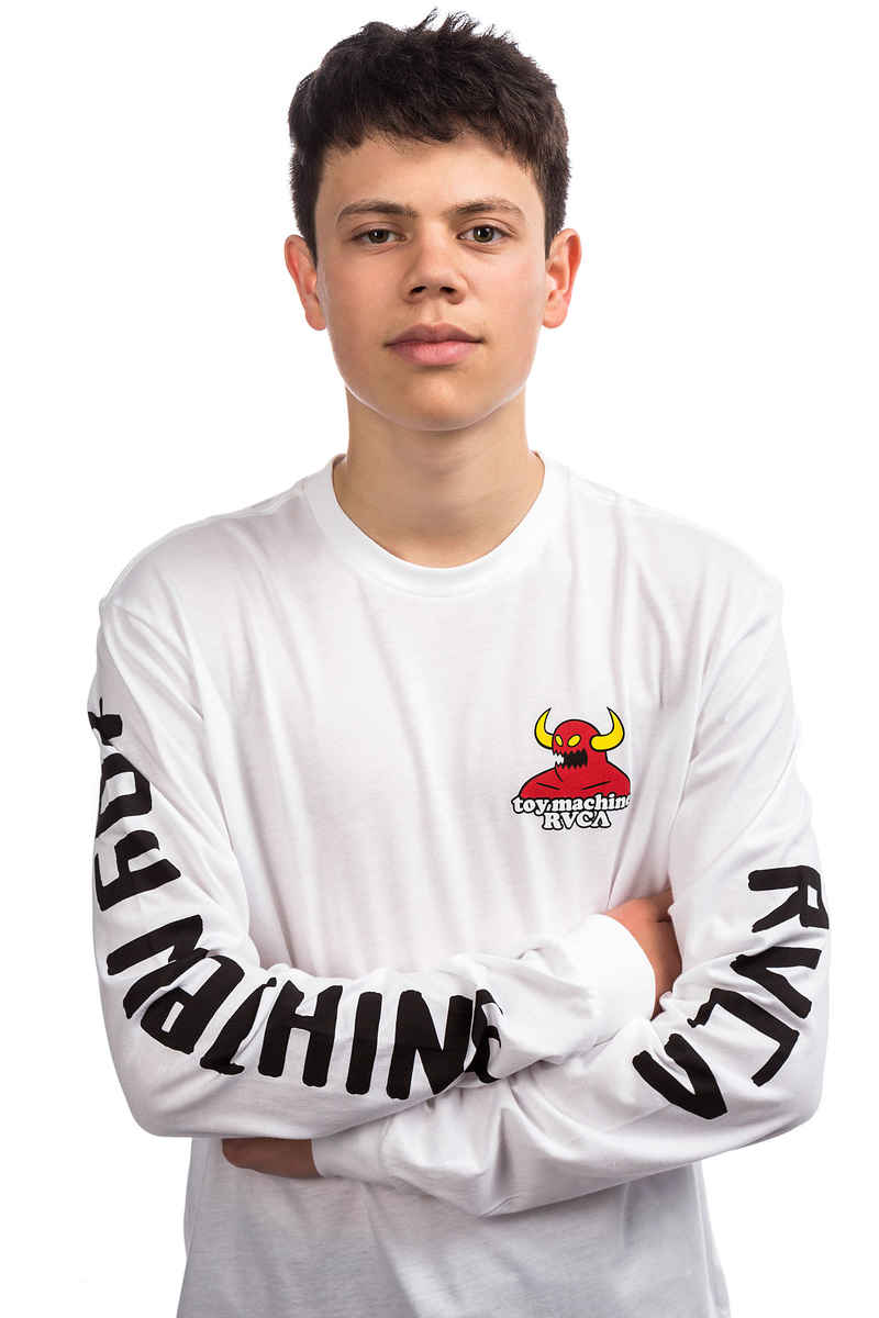 RVCA x Toy Machine SMT Longsleeve (white)