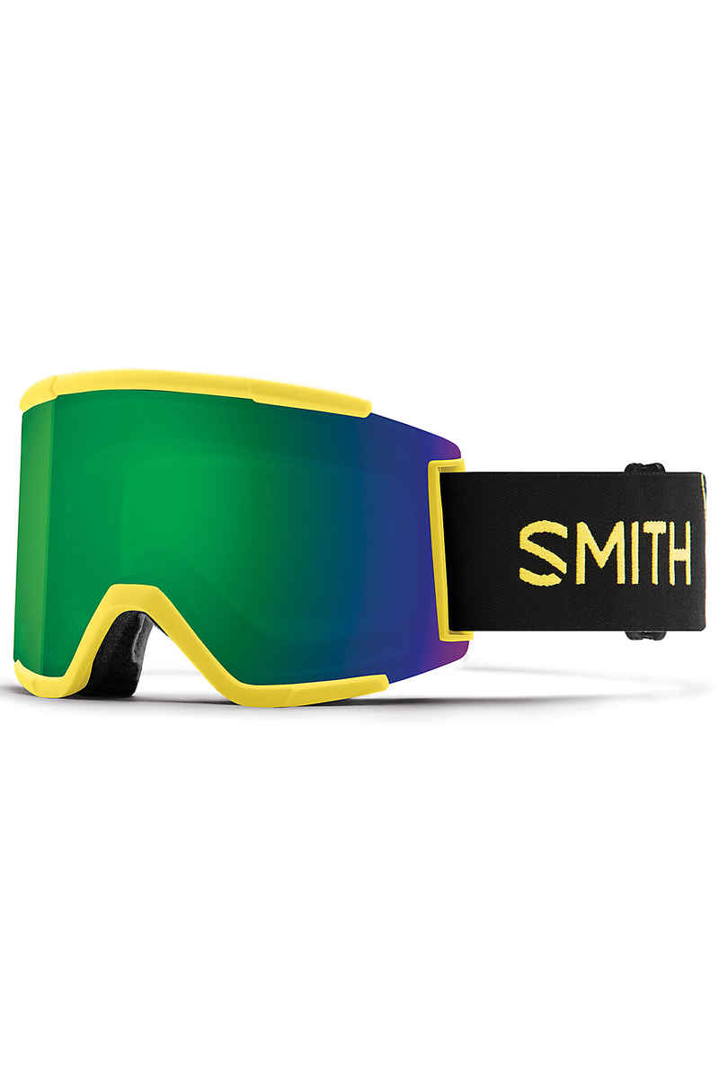 Smith Squad Citron Glow Occhiali da snowboard (everyday green mirror std yellow) con lente aggiuntiv
