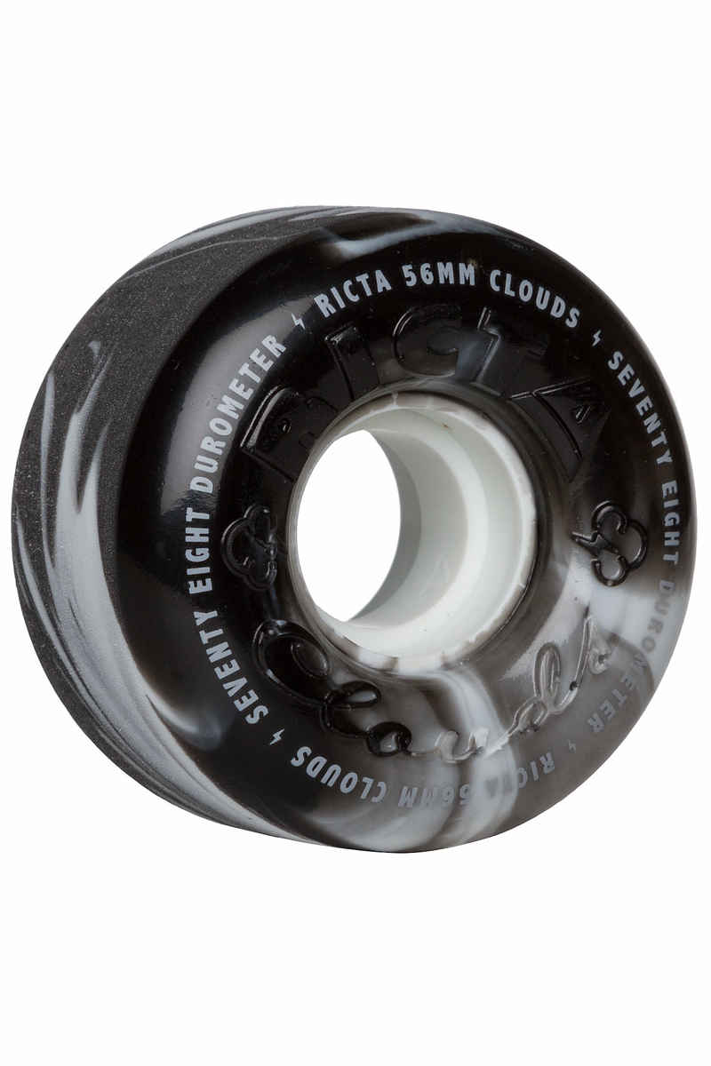 Ricta Clouds Rueda (black white swirl) 56mm Pack de 4 78A
