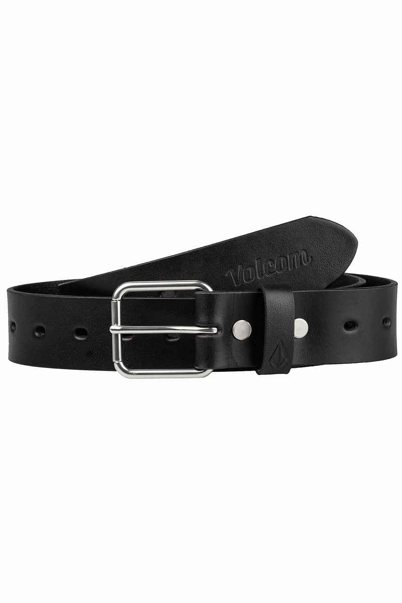 Volcom Stranger Leather Riem (black)