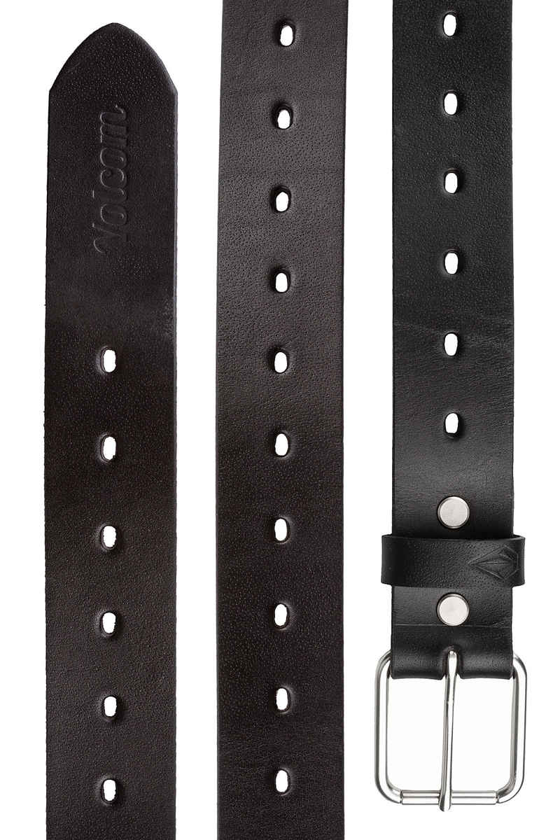 Volcom Stranger Leather Riem (black)