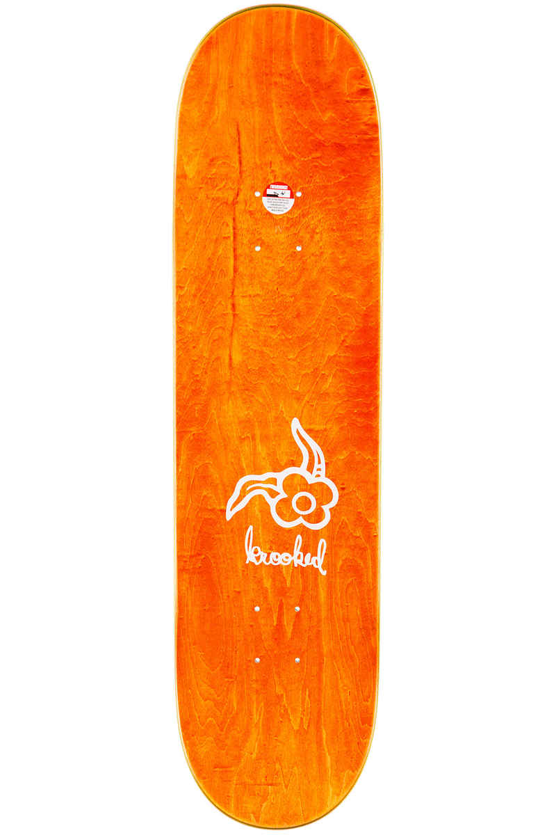 Krooked x adidas Gonzales Three Strypes Emb 8.25" Planche Skate (white)
