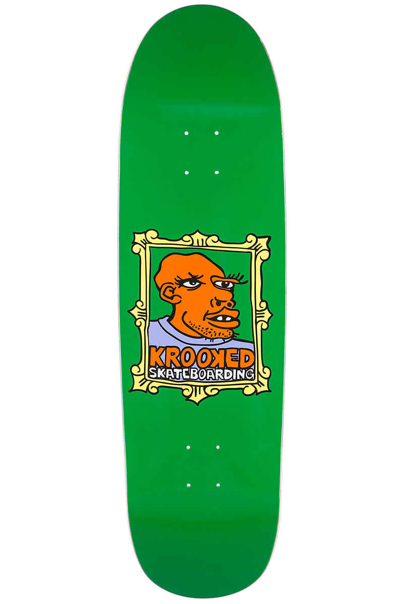 Krooked Team Frame Face 9.3" Deck (green)