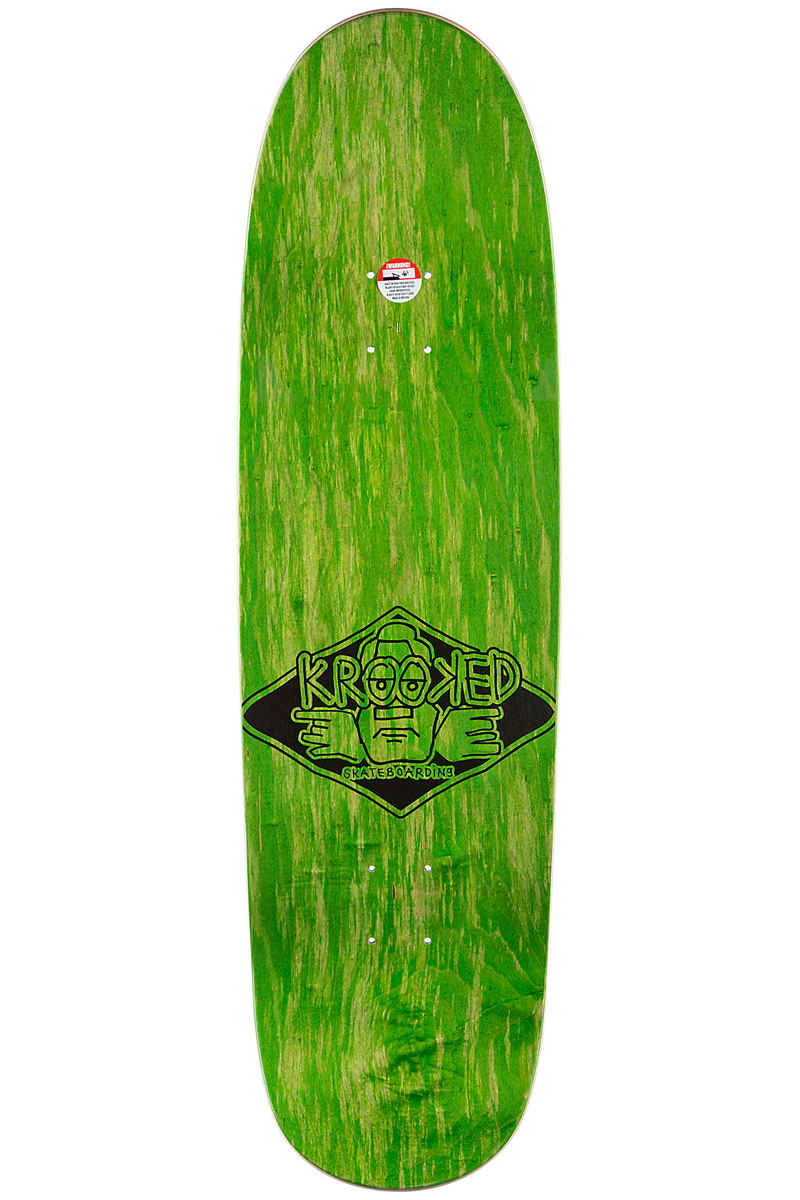 Krooked Team Frame Face 9.3" Deck (green)