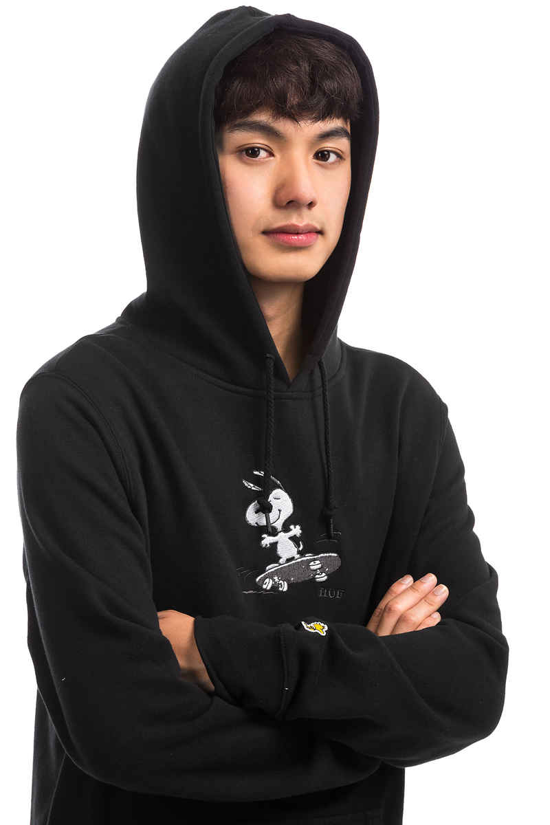 HUF x Peanuts Snoopy Skates Hoodie (black)