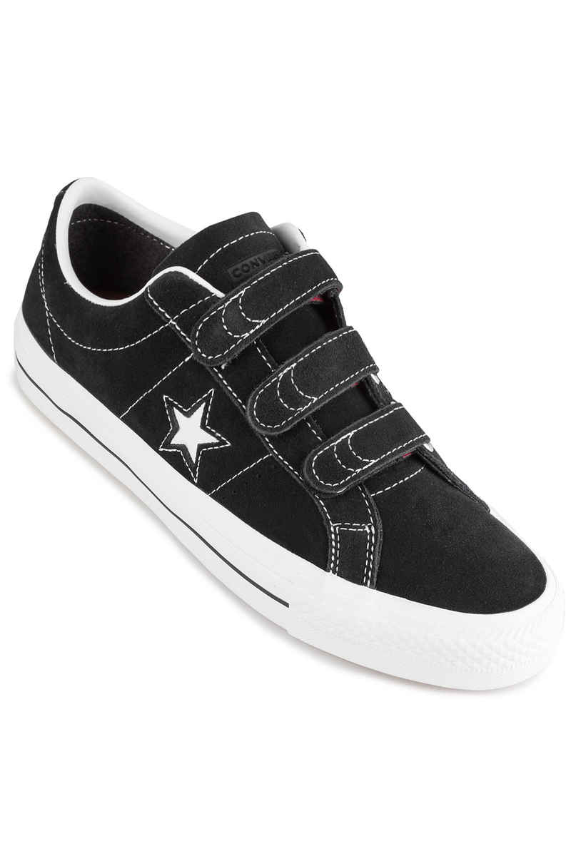 Converse One Star Pro 3V Chaussure (black pomegranate red white)